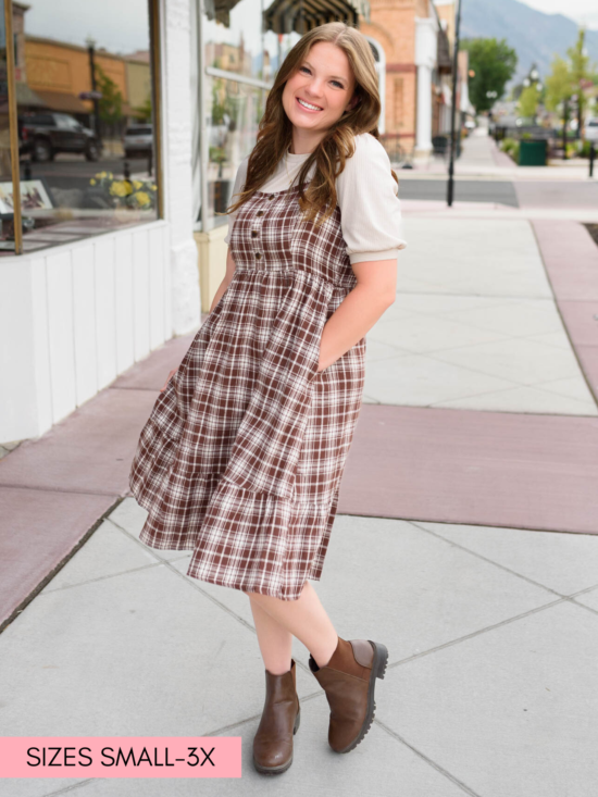 AbigailPlaidOverallDress.png Abigail Plaid Overall Dress