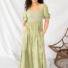 AlettaGreenFloralEmbroideredDress3.jpg Aletta Green Floral Embroidered Dress