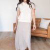 Amiah Cream Knit Sweater Vest