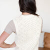 Amiah Cream Knit Sweater Vest