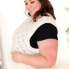 Amiah Cream Knit Sweater Vest