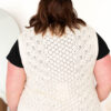 Amiah Cream Knit Sweater Vest