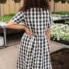 ArelieBlackGinghamButtonDress_DSC7346.jpg Arelie Black Gingham Button Dress