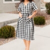 ArelieBlackGinghamButtonDress_DSC8495.jpg Arelie Black Gingham Button Dress