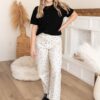 Ashley Black Puff Sleeve Cardigan