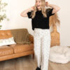 Ashley Black Puff Sleeve Cardigan