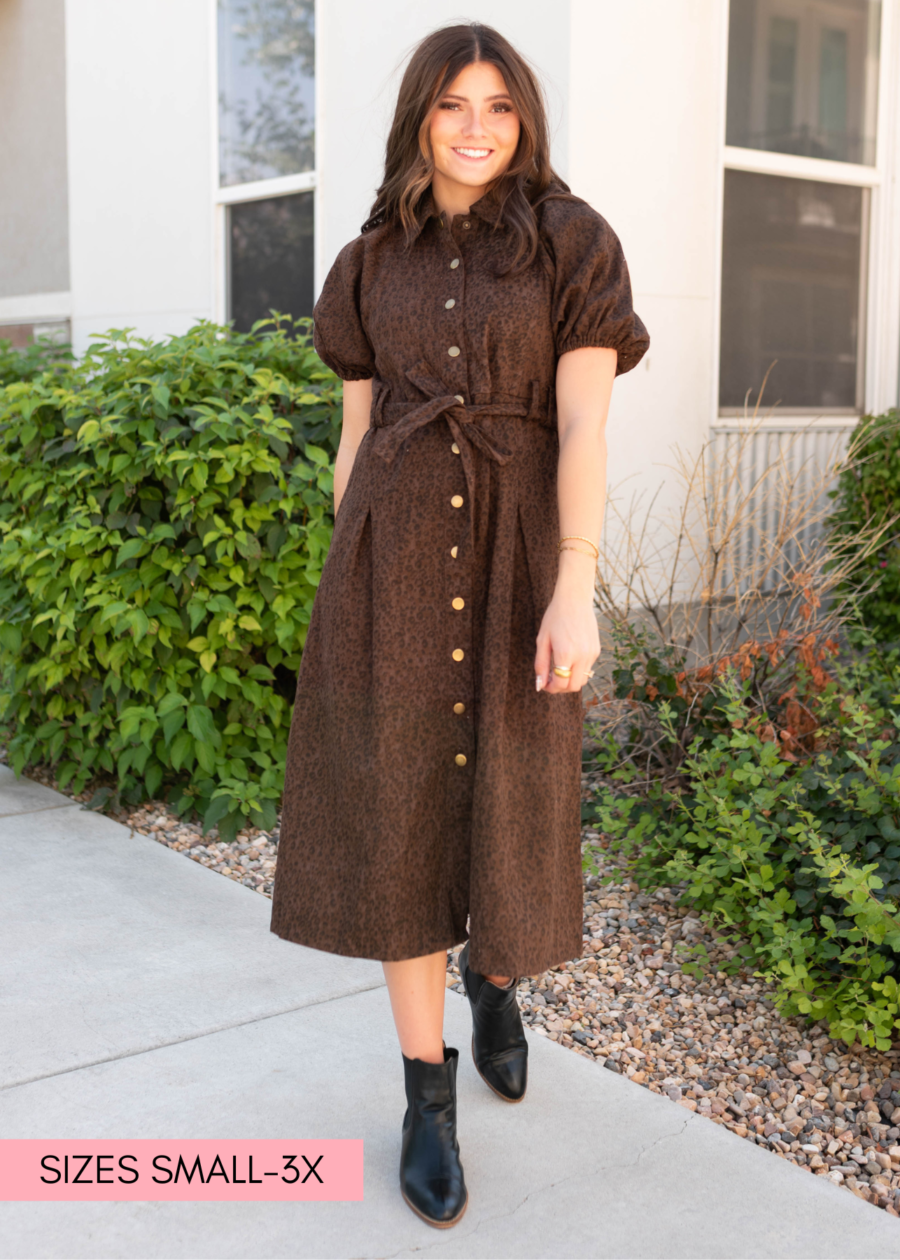 BonnieBrownLeopardDress.png Bonnie Brown Leopard Dress
