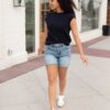 BreaNavyCapSleeveTop_DSC1456.jpg Brea Navy Cap Sleeve Top