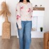 Briana Cream Floral Cardigan