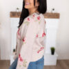 Briana Cream Floral Cardigan