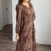 PaigeMahoganyFloralTieredDress_DSC8007.jpg Paige Mahogany Floral Tiered Dress