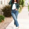 Phoebe Pine Green Cardigan
