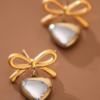 Piper 18K Heart Drop Earrings