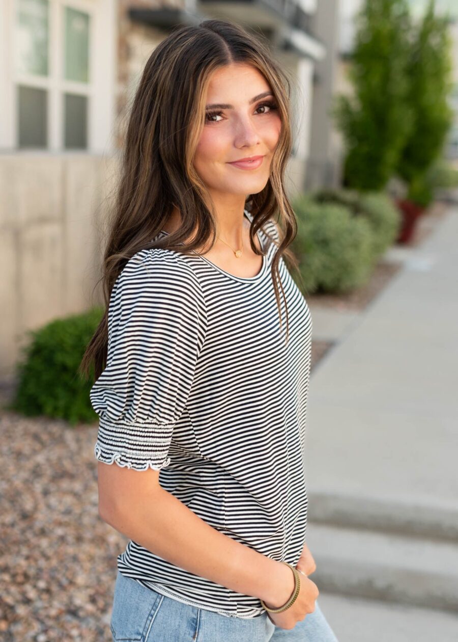 RissaNavyStripedTop_DSC5030.jpg Rissa Navy Striped Top