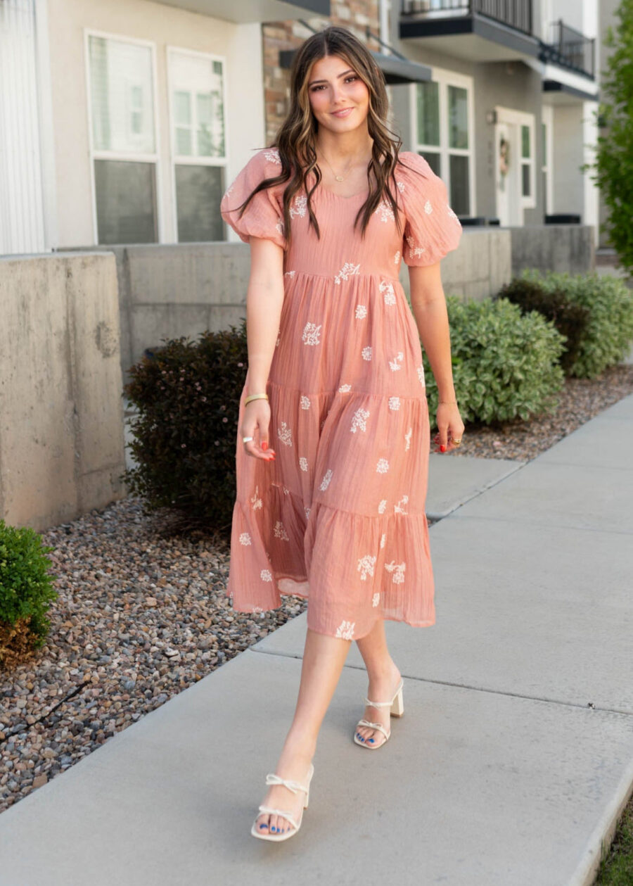 RosieTerracottaEmbroideredDress_DSC2944.jpg Rosie Terracotta Embroidered Dress