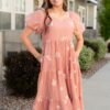RosieTerracottaEmbroideredDress_DSC2949.jpg Rosie Terracotta Embroidered Dress