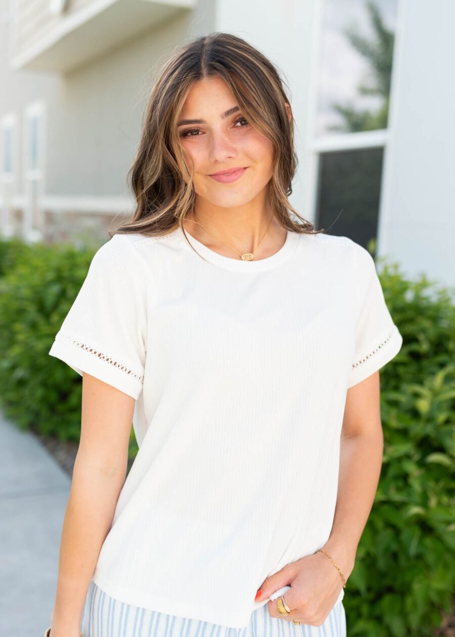 Shara Ivory Top