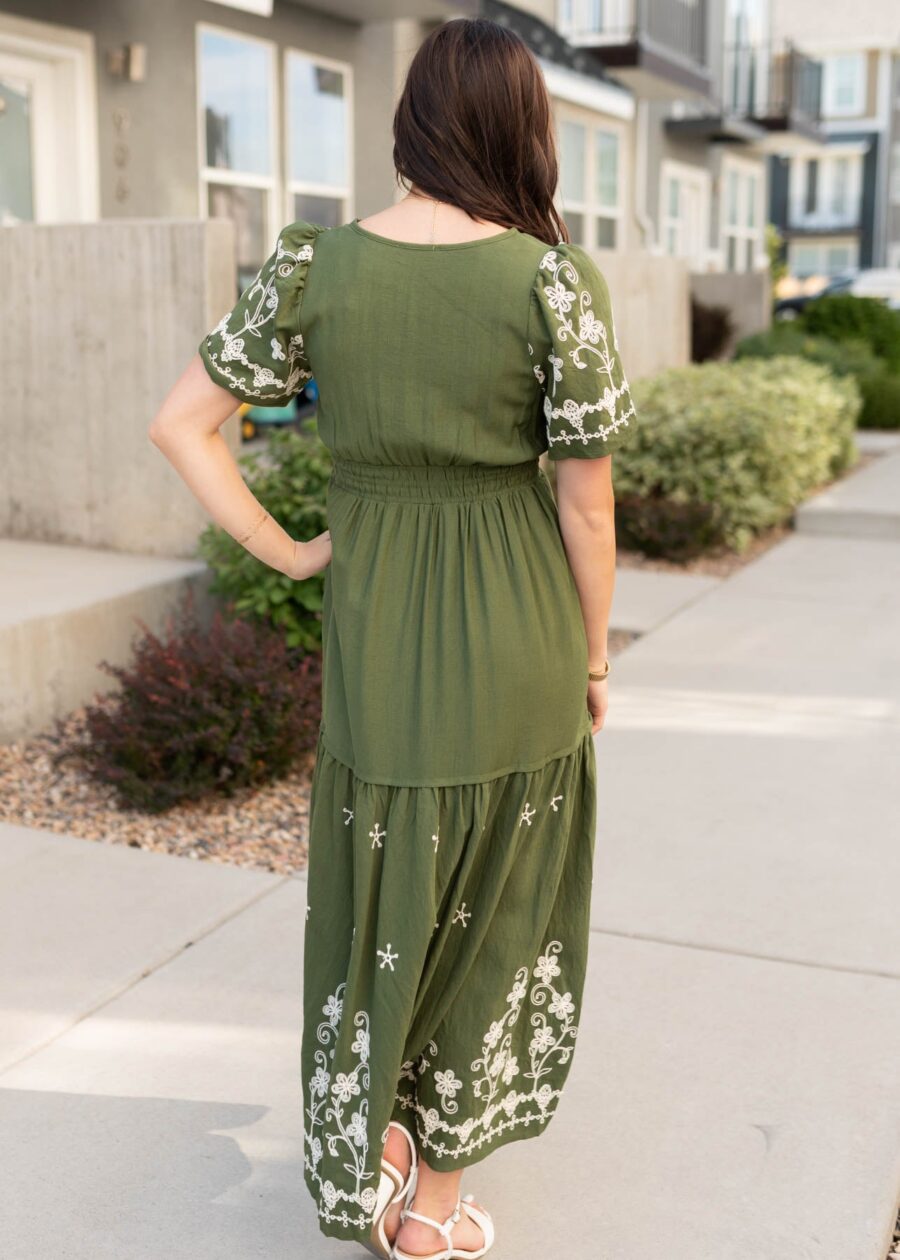 SofiaOliveEmbroideredDress_DSC4776.jpg Sofia Olive Embroidered Dress