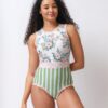 SomersetHigh-Neck1PS1.jpg Somerset Floral High-Neck One-Piece