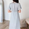 Sonya Dusty Blue Wrap Dress
