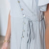 Sonya Dusty Blue Wrap Dress
