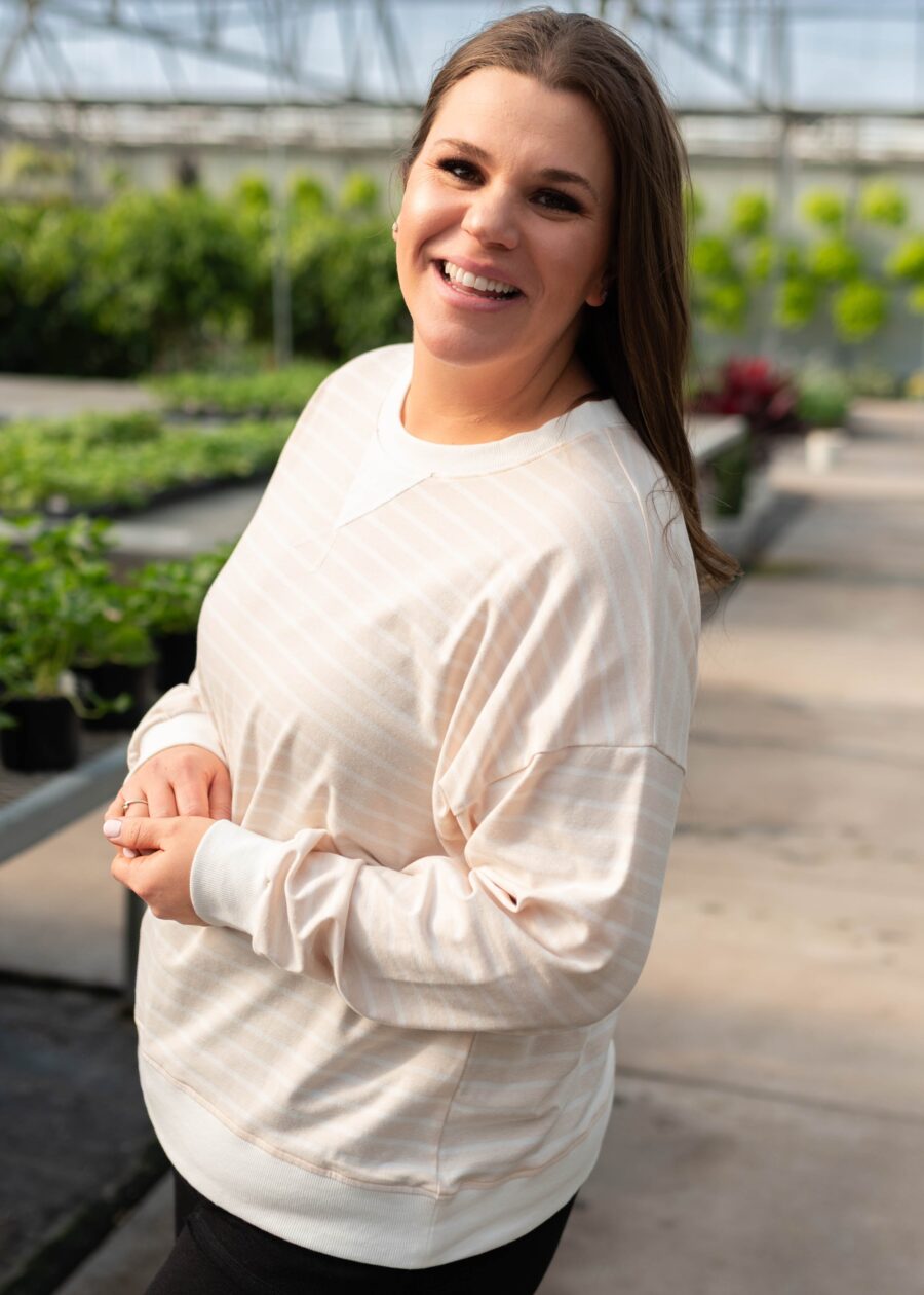 TessaBeigeStripedPullover_DSC7081.jpg Tessa Beige Striped Pullover