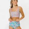 Whimsy Floral Scoop Bralette
