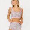 Whimsy Floral Retro Boy Short